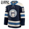 Columbus Blue Jackets Fanatics Premium Custom 2024-25 Alternate Navy Trikot - Kinder